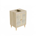 Mobile sottolavabo in legno, colore marrone chiaro