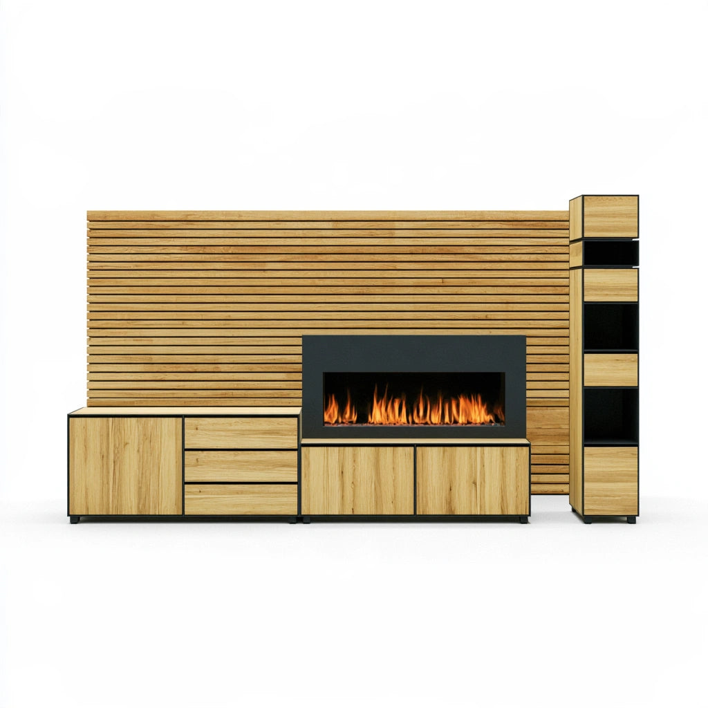 Mobile contenitore modulare, colore grigio