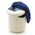 Pouf contenitore, colore beige